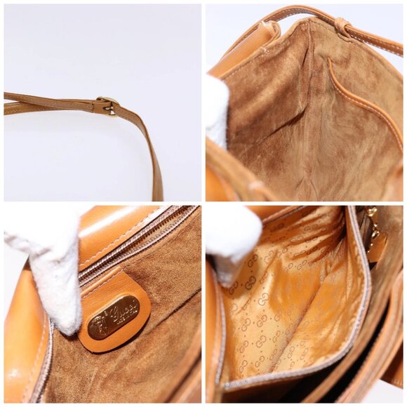 GUCCI Shoulder Bag Leather Brown Gold 004 056 0002 Auth ep10168 - Picture 15 of 15